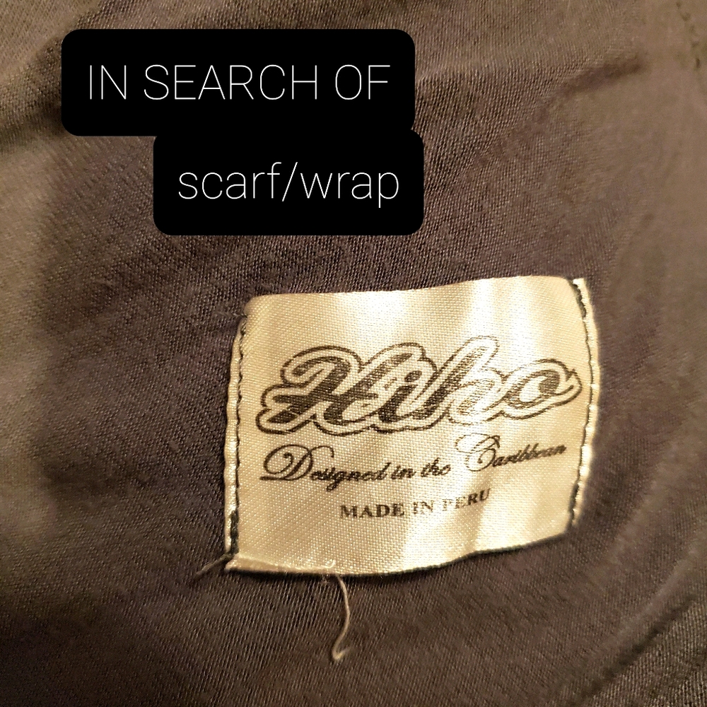 ISO "Hiho" scarf/wrap